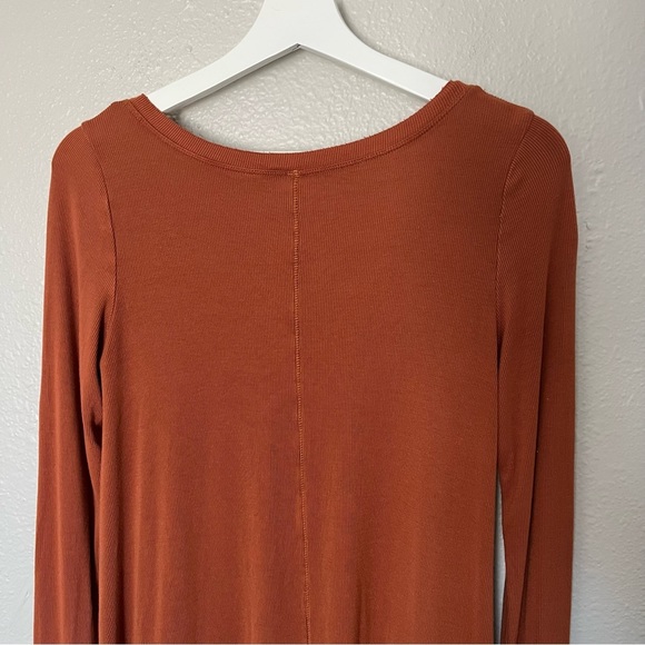 Free people January Long Sleeve Tunic Tee Sienna Size Small - Picture 7 of 9